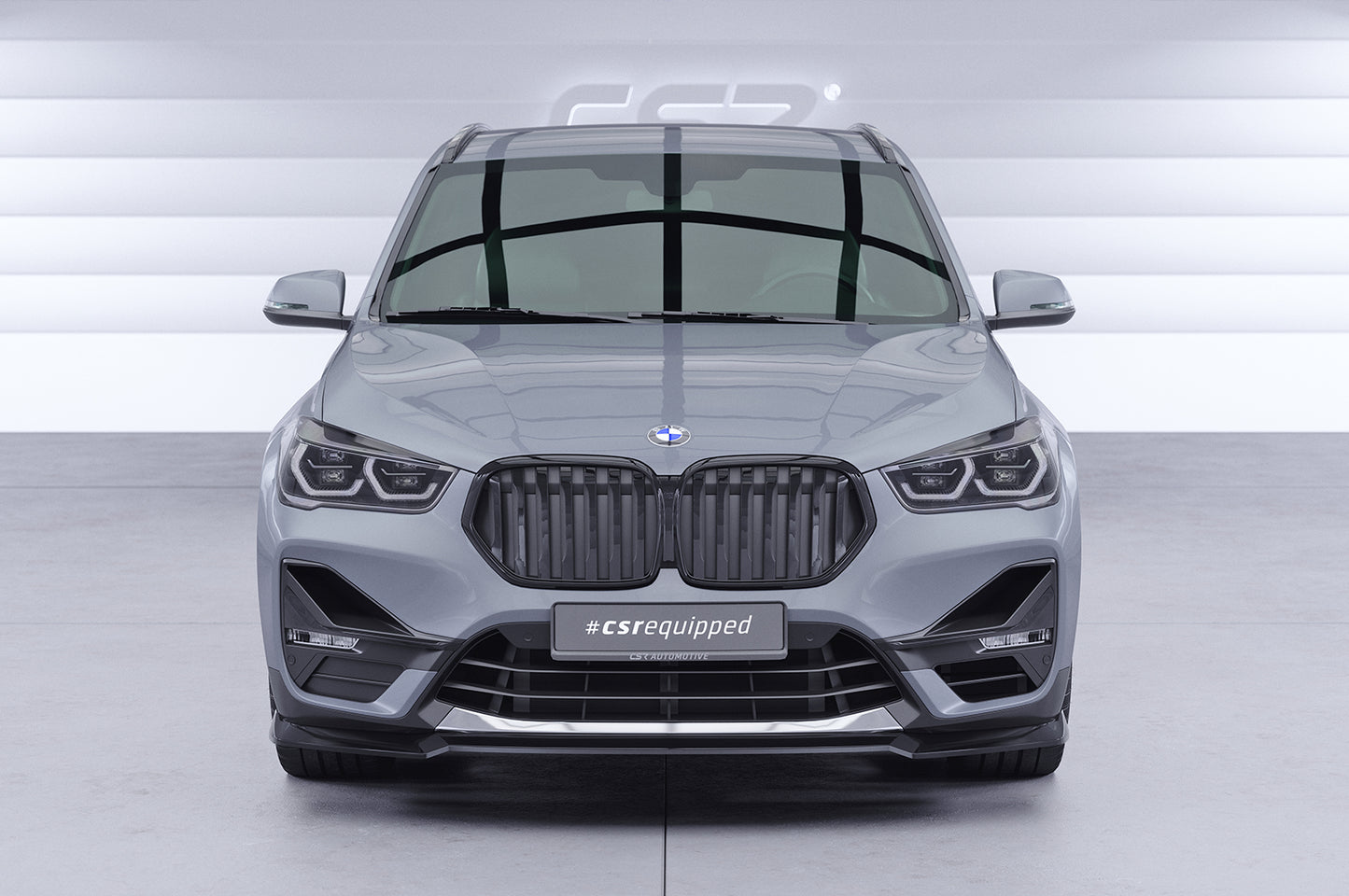 Frontspoiler | Cup-Spoilerlippe mit ABE für BMW  X1 (F48) CSL662