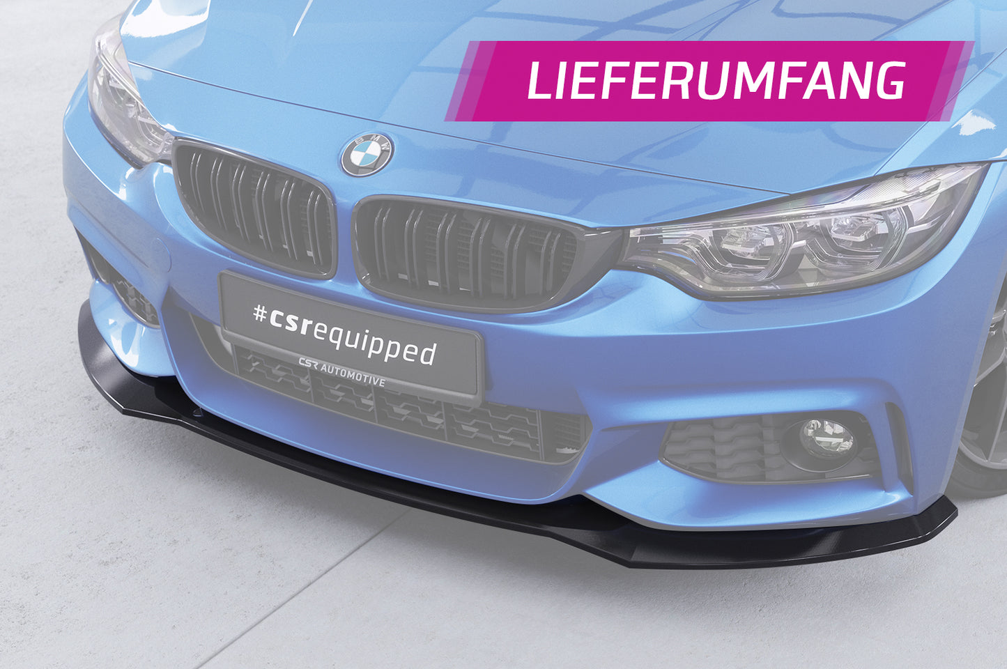 Frontspoiler | Cup-Spoilerlippe mit ABE für BMW 4er (F32/F33/F36) M-Paket CSL736