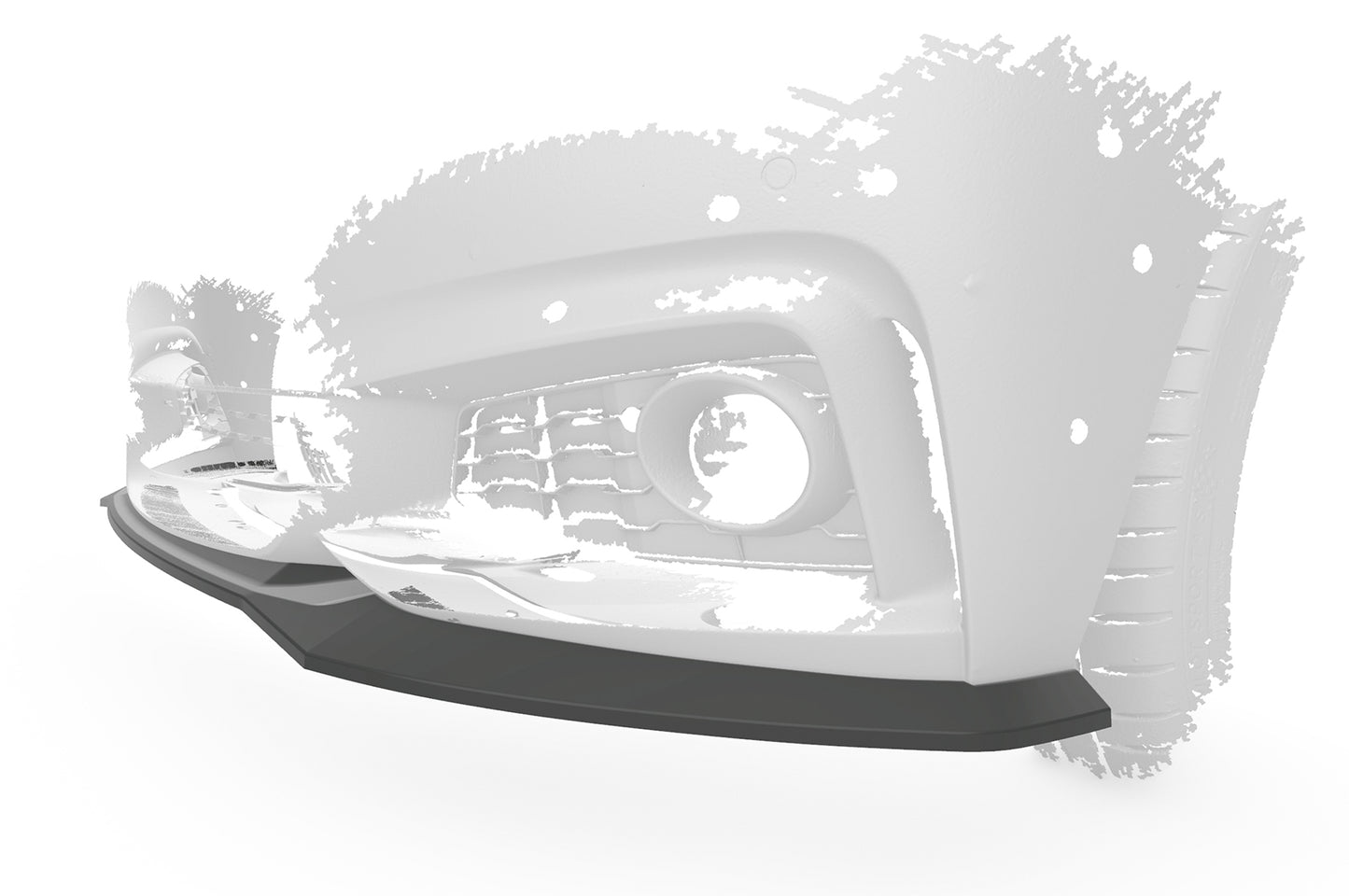 Frontspoiler | Cup-Spoilerlippe mit ABE für BMW 4er (F32/F33/F36) M-Paket CSL736