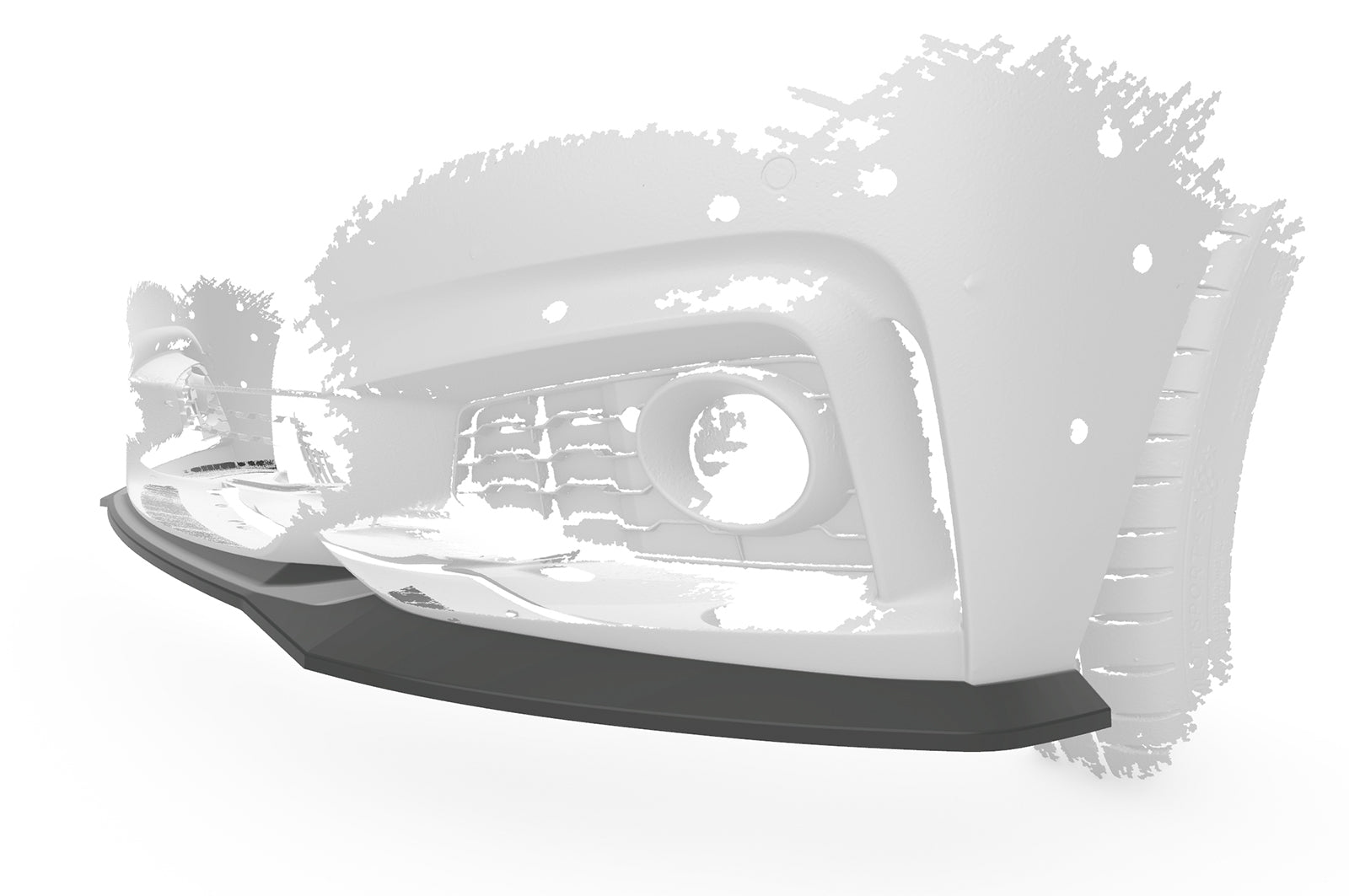 Frontspoiler | Cup-Spoilerlippe mit ABE für BMW 4er (F32/F33/F36) M-Paket CSL736
