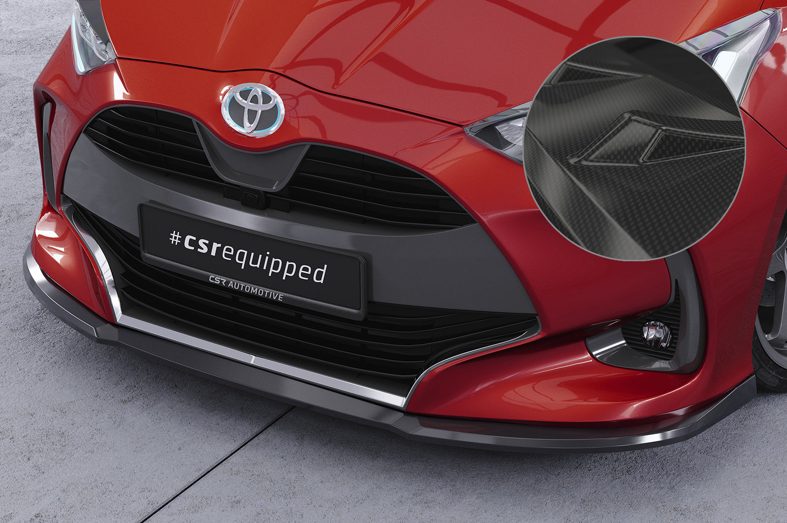 Frontspoiler | Cup-Spoilerlippe mit ABE für Toyota Yaris (XP21) CSL765-C