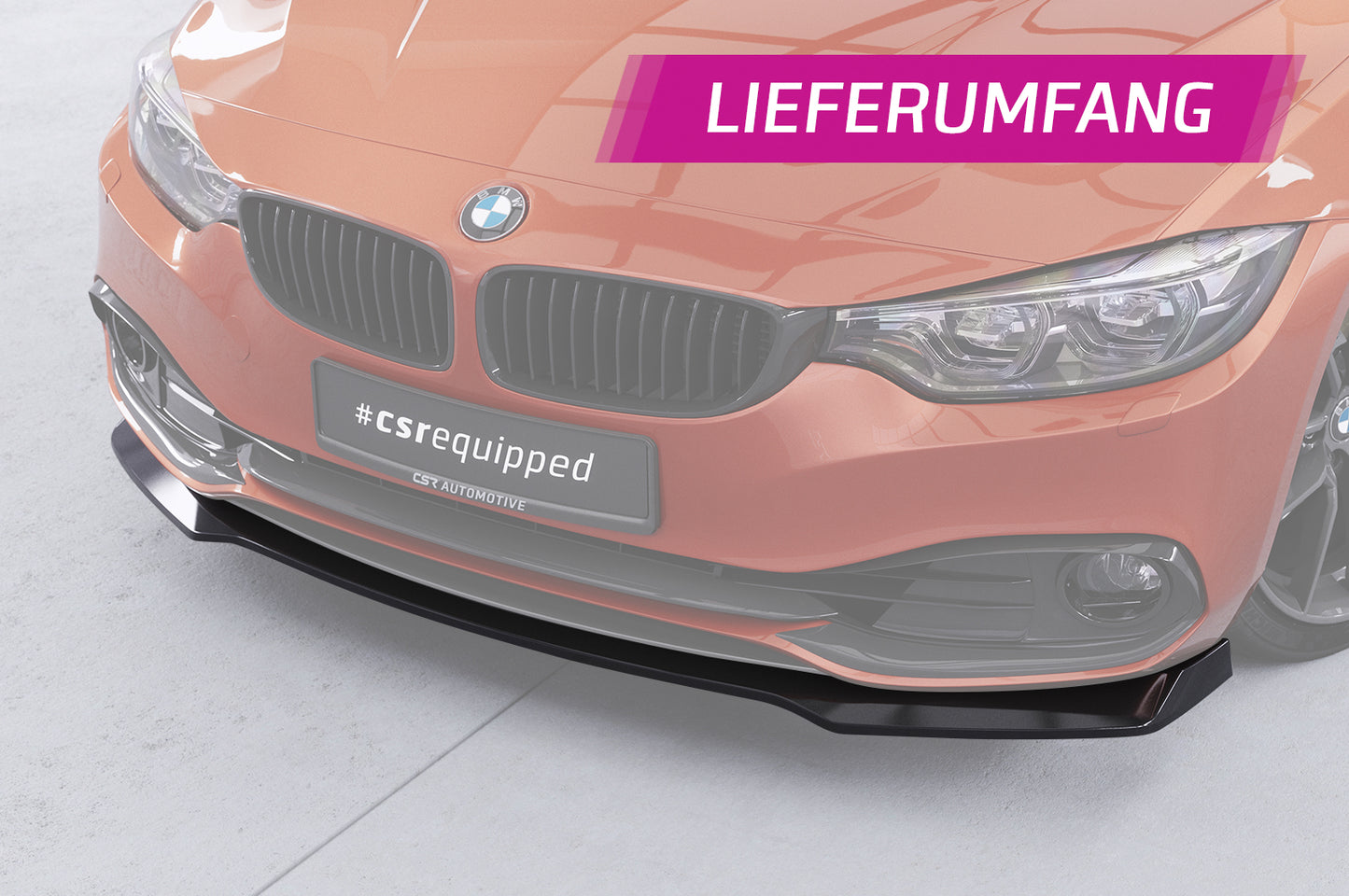 Frontspoiler | Cup-Spoilerlippe mit ABE für BMW 4er F36 Gran Coupe CSL781