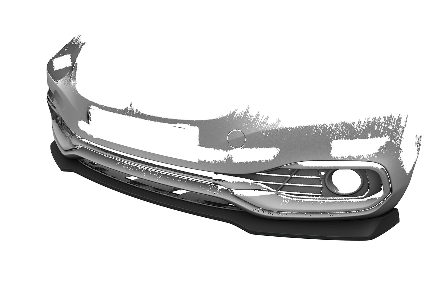 Frontspoiler | Cup-Spoilerlippe mit ABE für BMW 4er F36 Gran Coupe CSL781