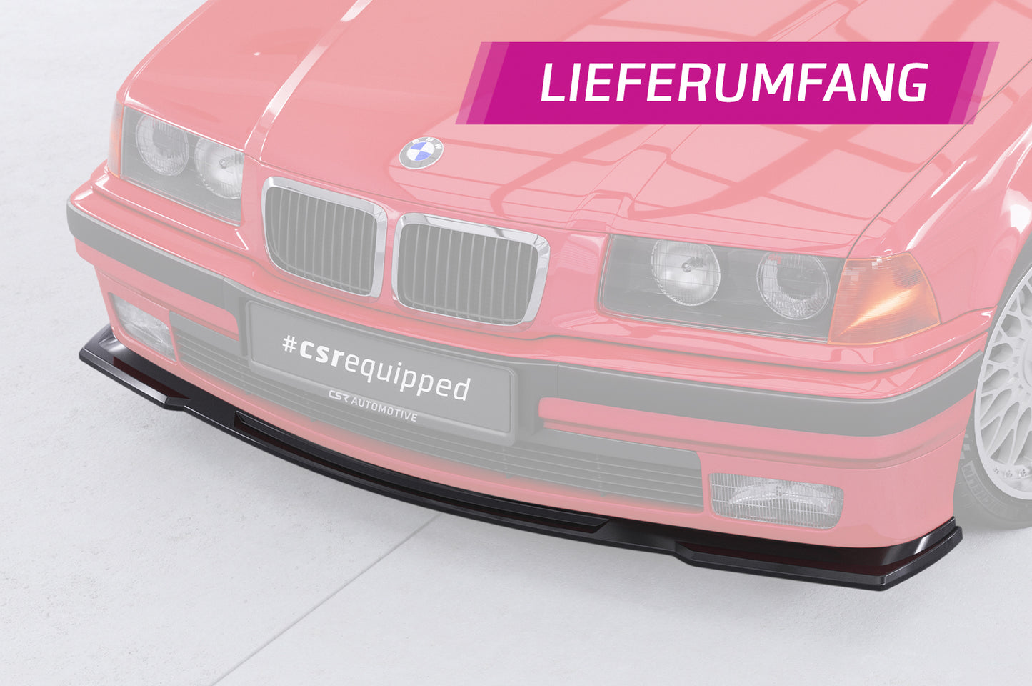 Frontspoiler | Cup-Spoilerlippe mit ABE für BMW 3er E36 Compact CSL818