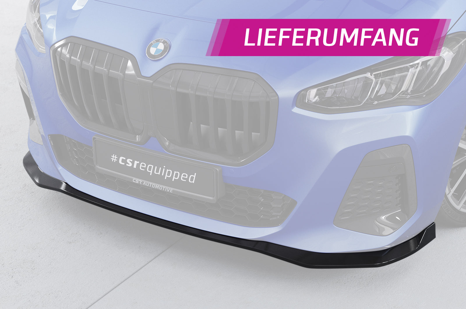 Frontspoiler | Cup-Spoilerlippe mit ABE für BMW 2er U06 Active Tourer CSL821