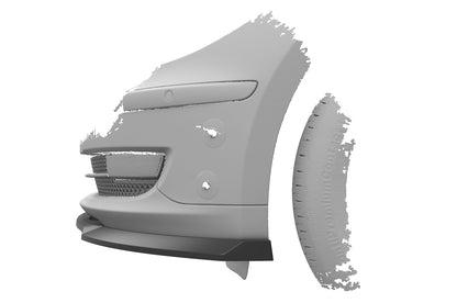 Frontspoiler | Cup-Spoilerlippe mit ABE für BMW 1er E81 / E87 CSL841