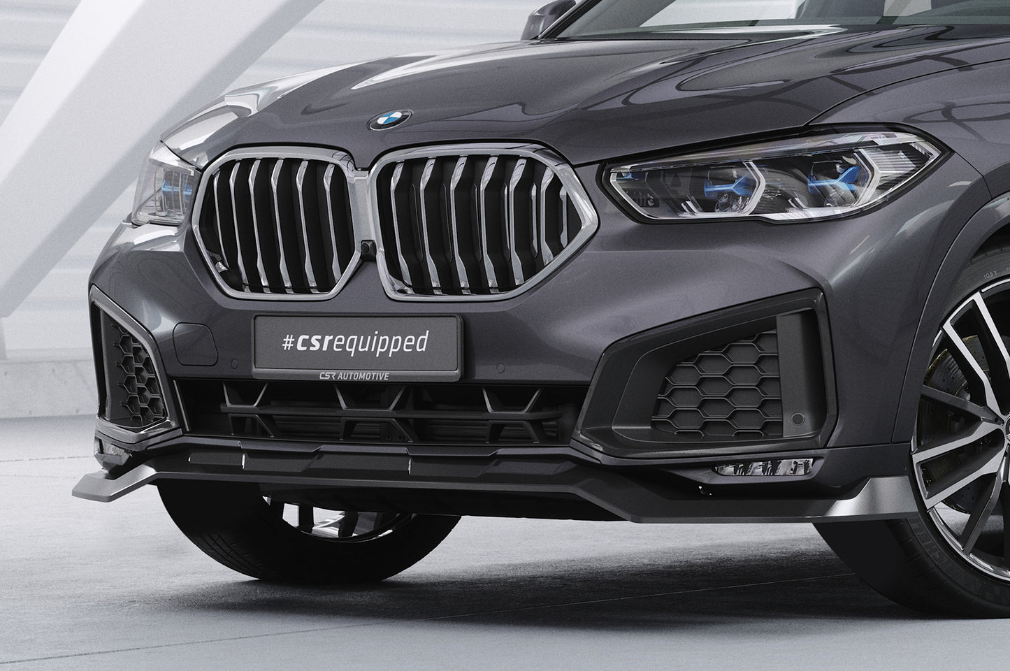 Frontspoiler | Cup-Spoilerlippe mit ABE für BMW X6 (G06) Basis CSL909