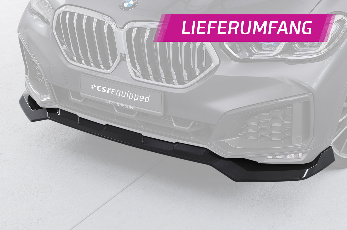 Frontspoiler | Cup-Spoilerlippe mit ABE für BMW X6 (G06) Basis CSL909