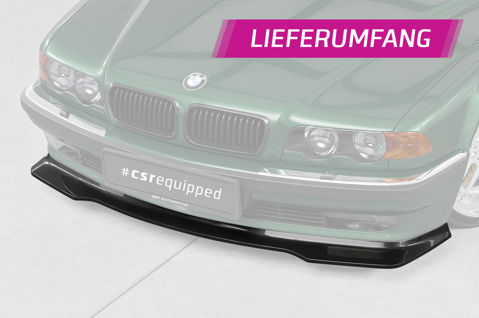 Frontspoiler | Cup-Spoilerlippe mit ABE für BMW 7er (E38) CSL962