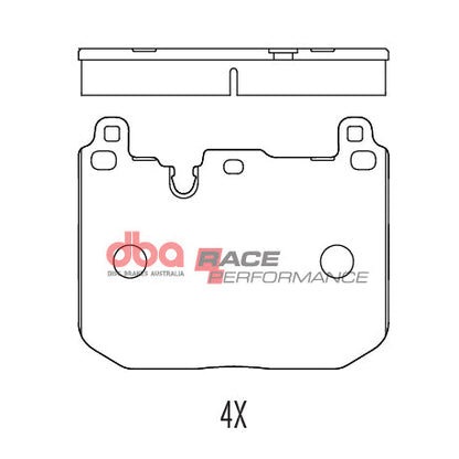 Stage 3 Bremsbelag Upgrade Set passend für die Vorderachse von BMW F2X, F3X mit 340mm Brembo Sattel