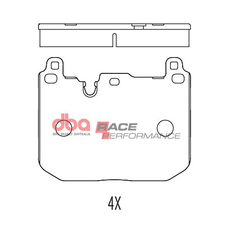 Stage 3 Bremsbelag Upgrade Set passend für die Hinterachse von BMW F2X, F3X mit 345mm Brembo Sattel