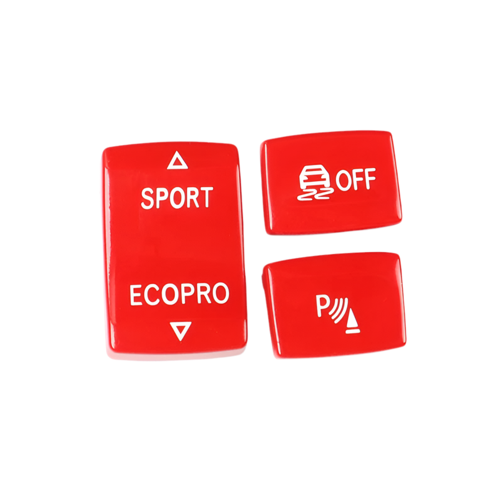 Farbige Fahrmodi-Knöpfe