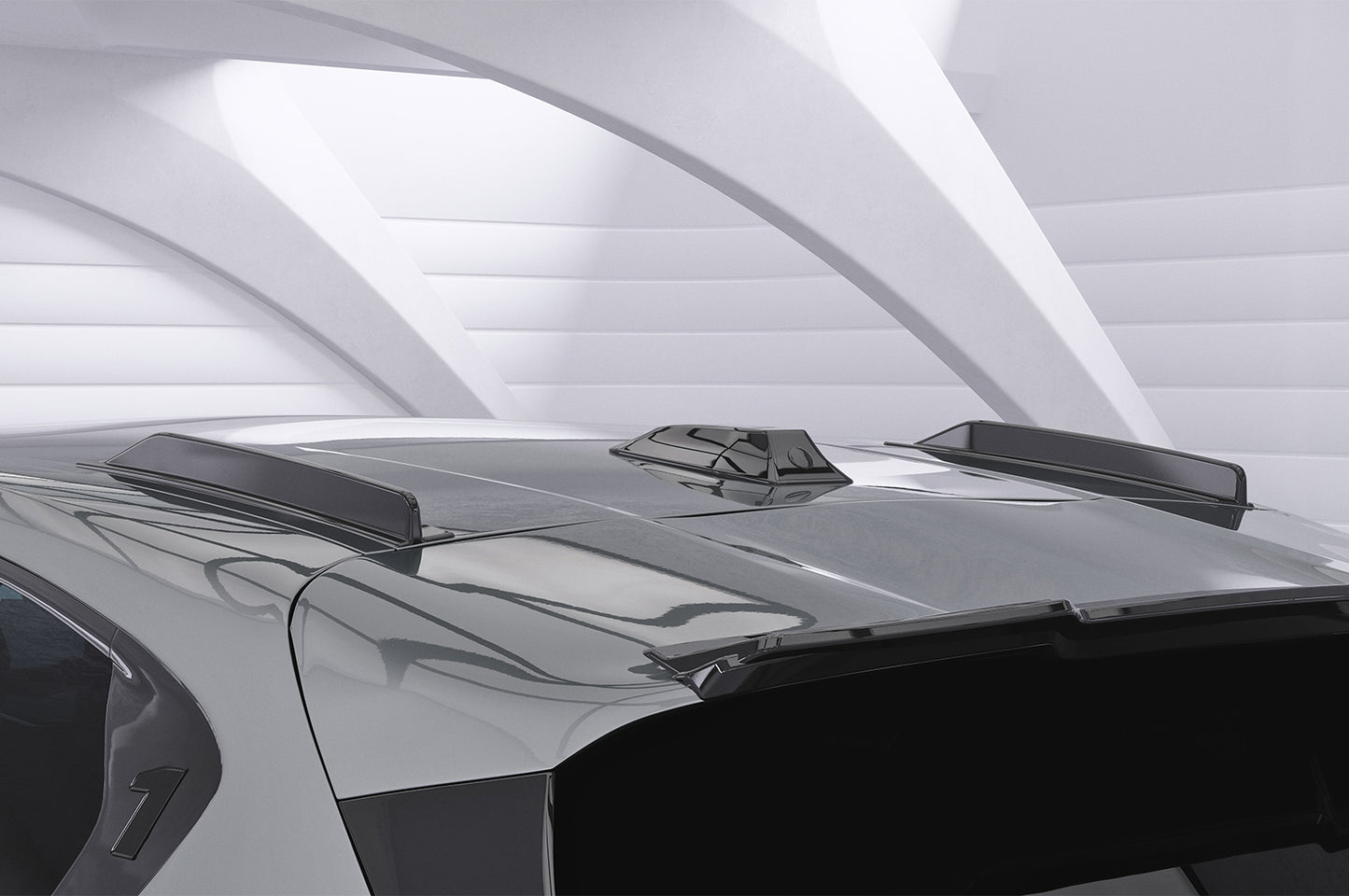 Dachfinnen mit ABE für BMW 1er F70 DF015