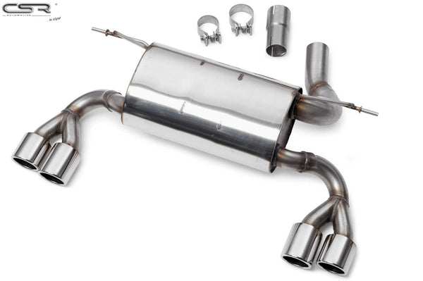 Endschalldämpfer mit Endrohren für BMW 3er F30/F31, 4er F32 ESD108