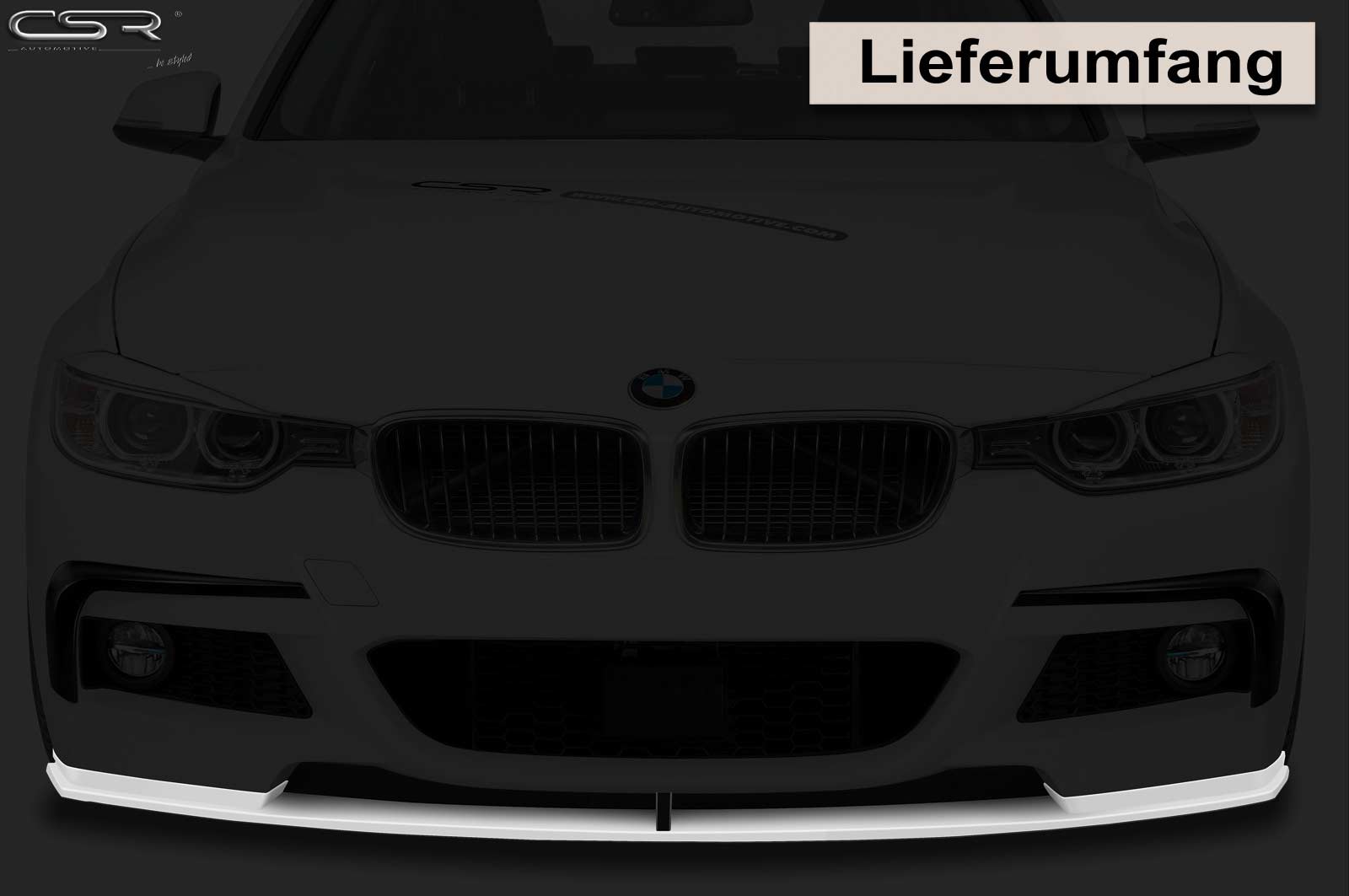 Frontansatz für BMW 3er F30 / F31 Limousine / Touring FA249