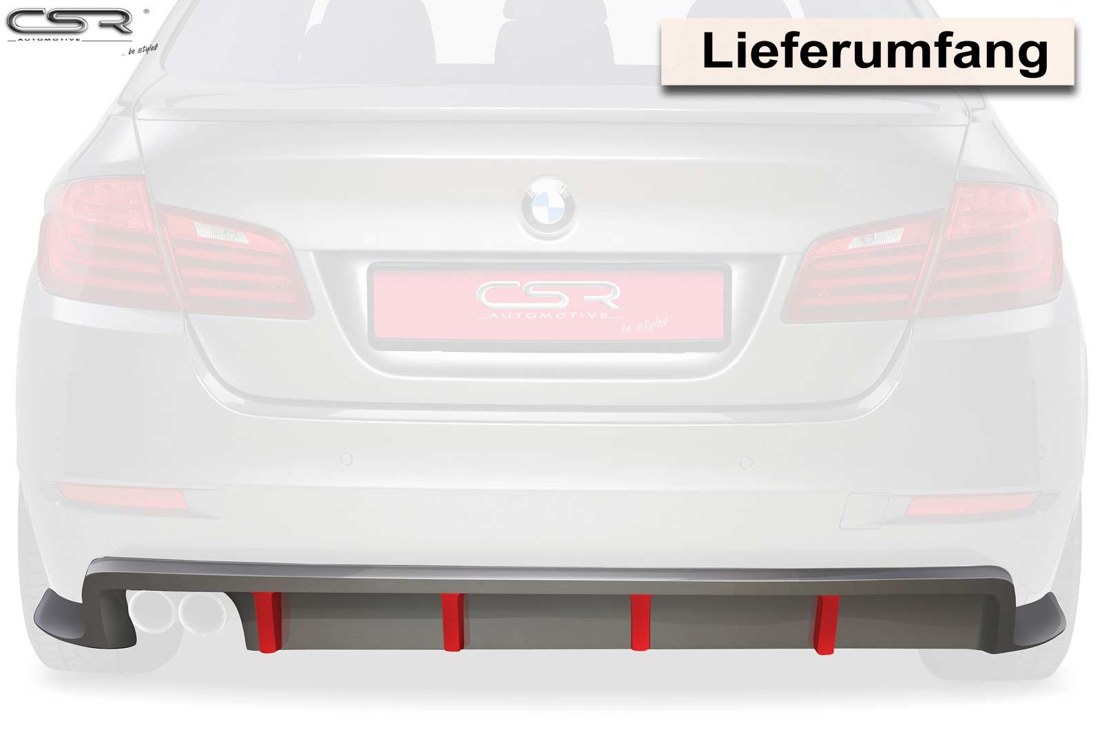 Diffusor | Heckansatz für BMW 5er F10 Limousine HA146