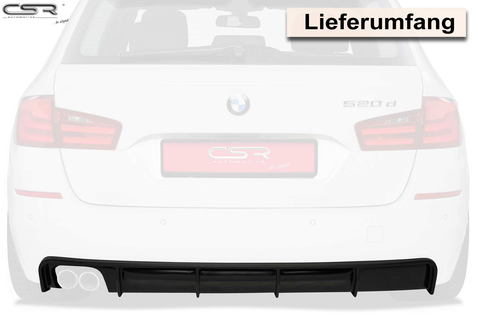 Diffusor | Heckansatz für BMW 5er F11 HA169