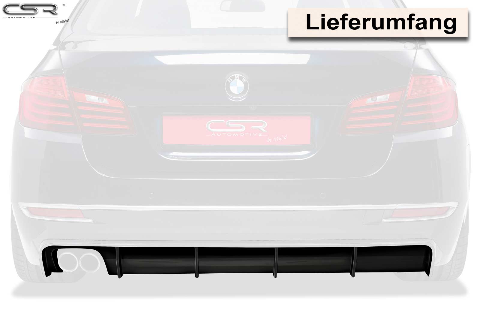 Diffusor | Heckansatz für BMW 5er F10/F11 Limousine/Touring HA182