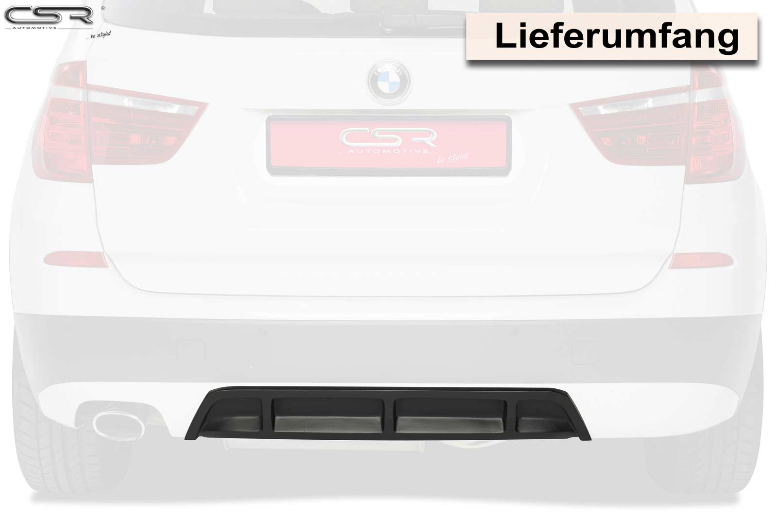 Diffusor | Heckansatz für BMW X3 F25 HA189