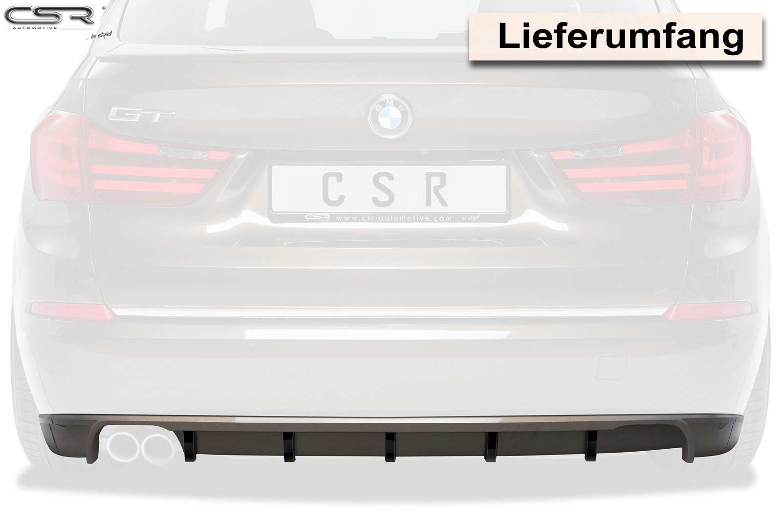 Diffusor | Heckansatz für BMW 5er GT F07 HA195