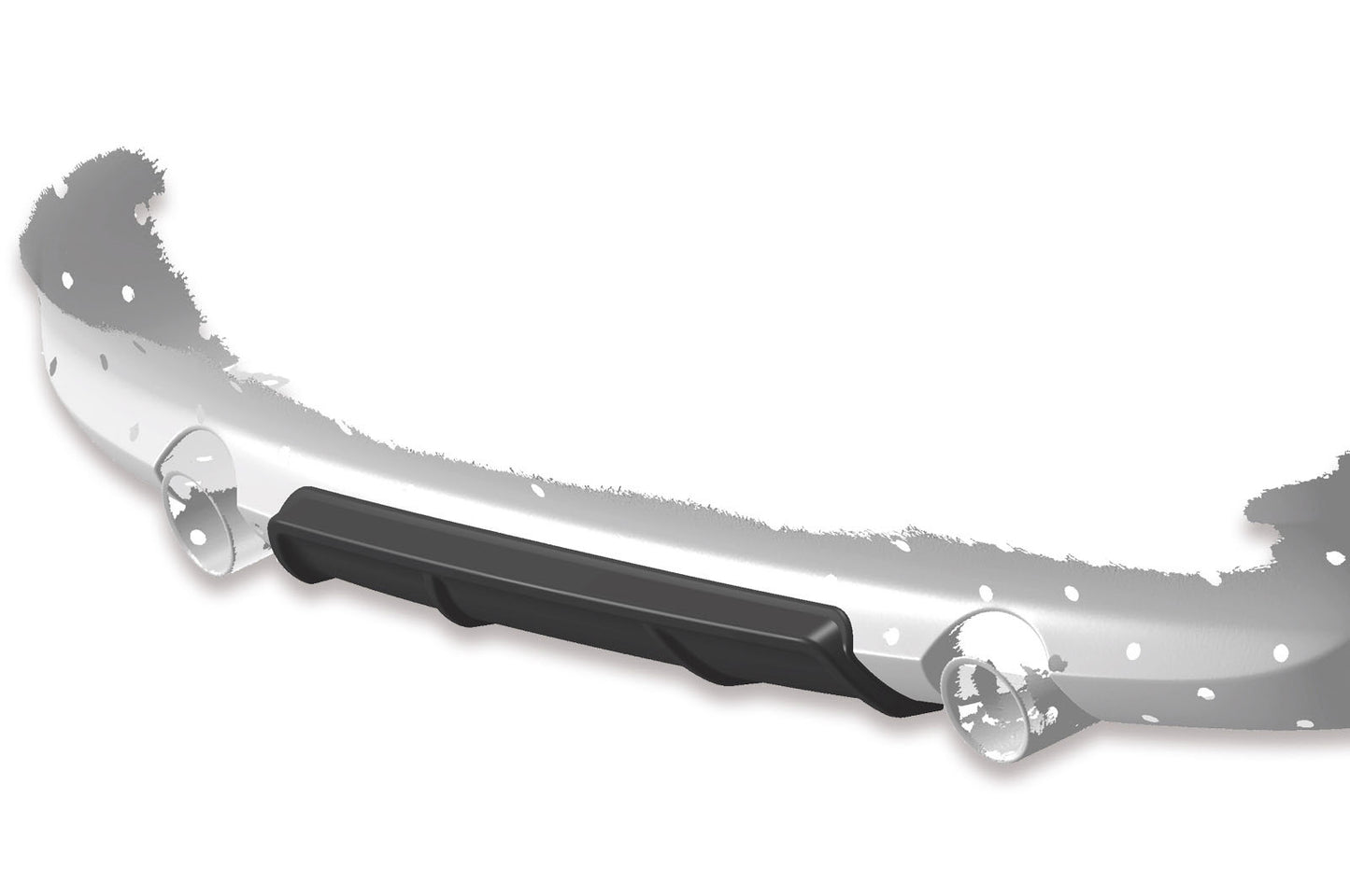 Diffusor | Heckansatz mit ABE für BMW 3er E92 / E93 HA250