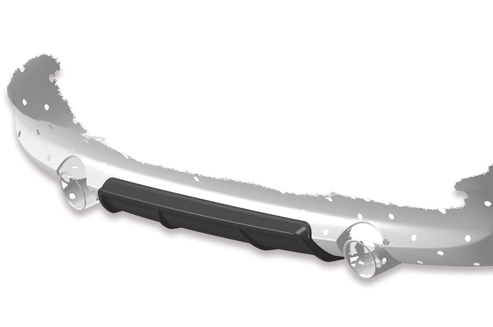 Diffusor | Heckansatz mit ABE für BMW 3er E92 / E93 HA250