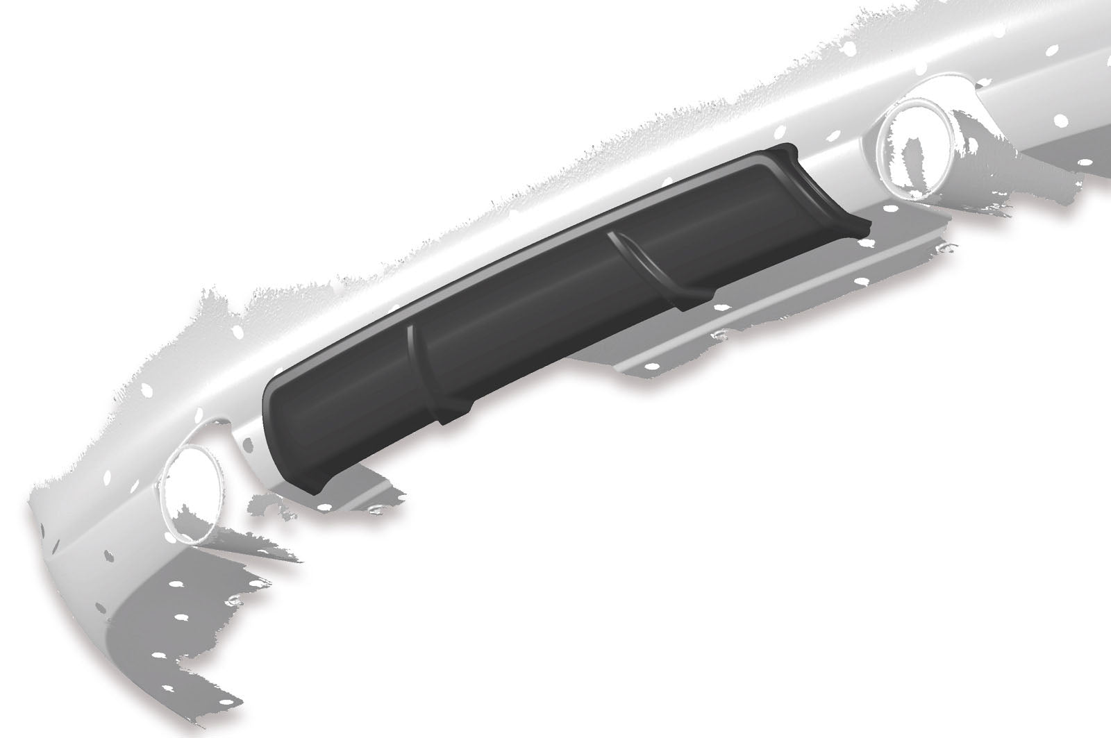 Diffusor | Heckansatz mit ABE für BMW 3er E92 / E93 HA250