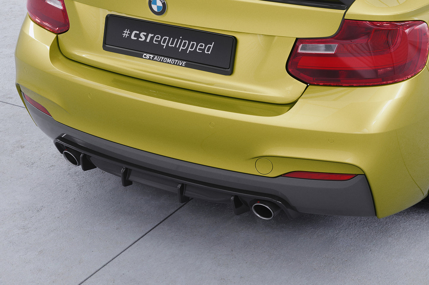 Diffusor | Heckansatz mit ABE für BMW 2er (F22 / F23) Coupe und Cabrio HA273