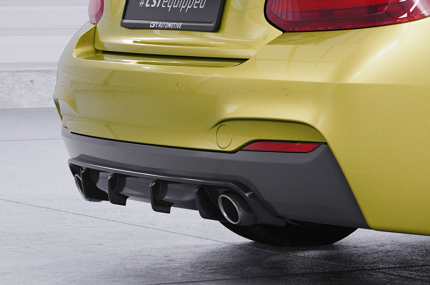 Diffusor | Heckansatz mit ABE für BMW 2er (F22 / F23) Coupe und Cabrio HA273