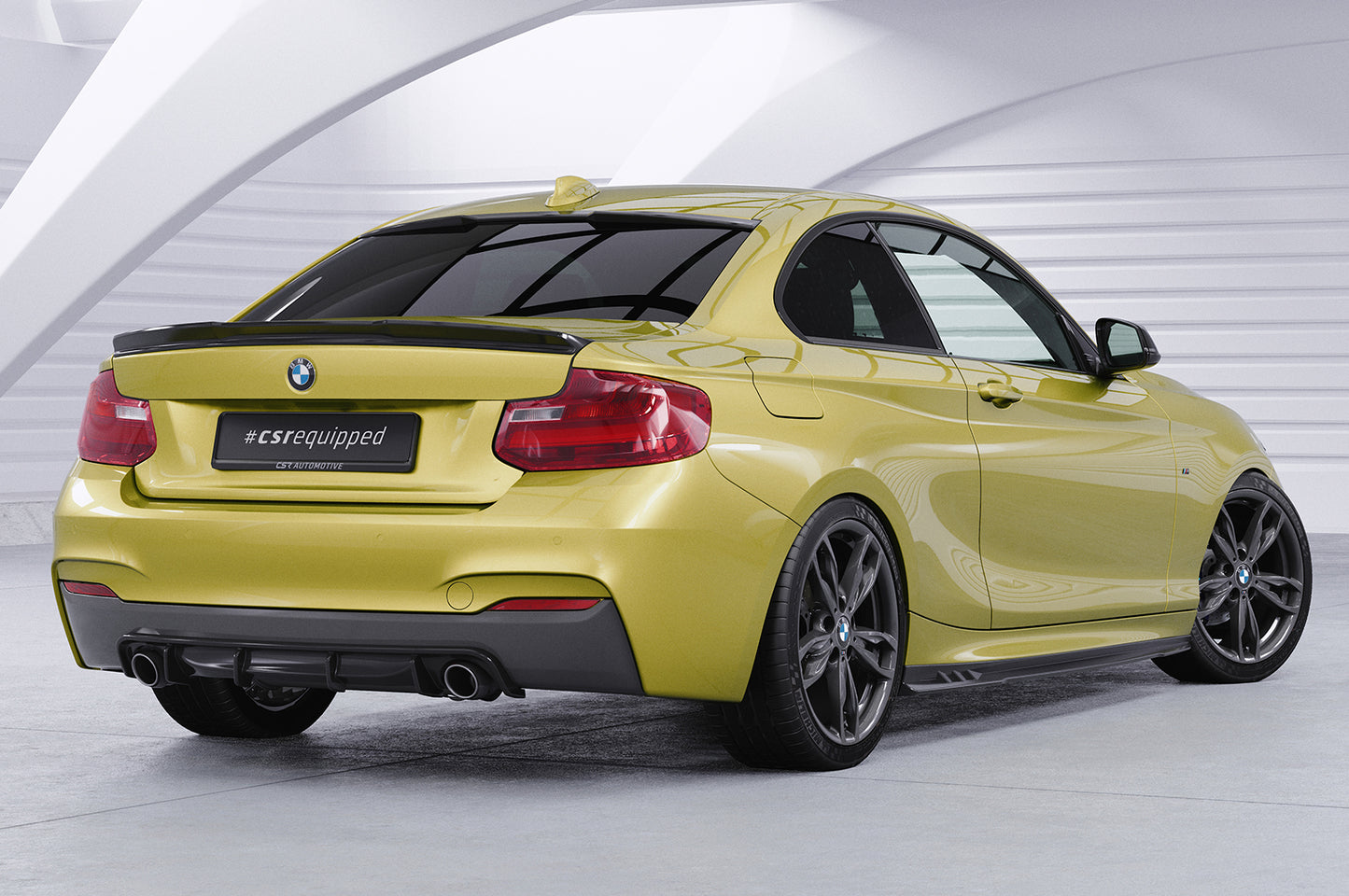 Diffusor | Heckansatz mit ABE für BMW 2er (F22 / F23) Coupe und Cabrio HA273