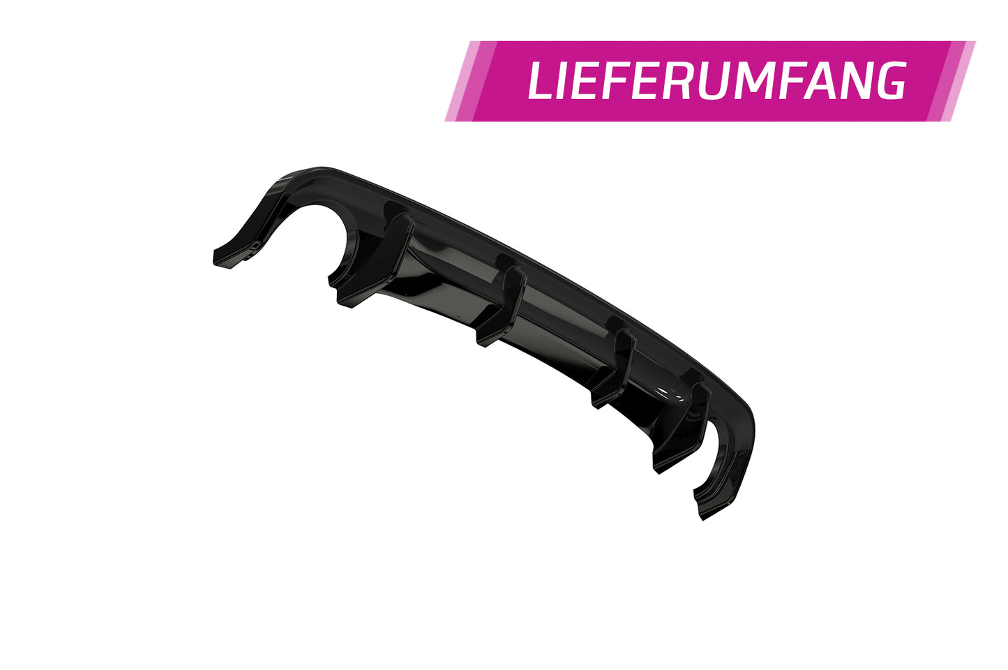 Diffusor | Heckansatz mit ABE für BMW 2er (F22 / F23) Coupe und Cabrio HA273