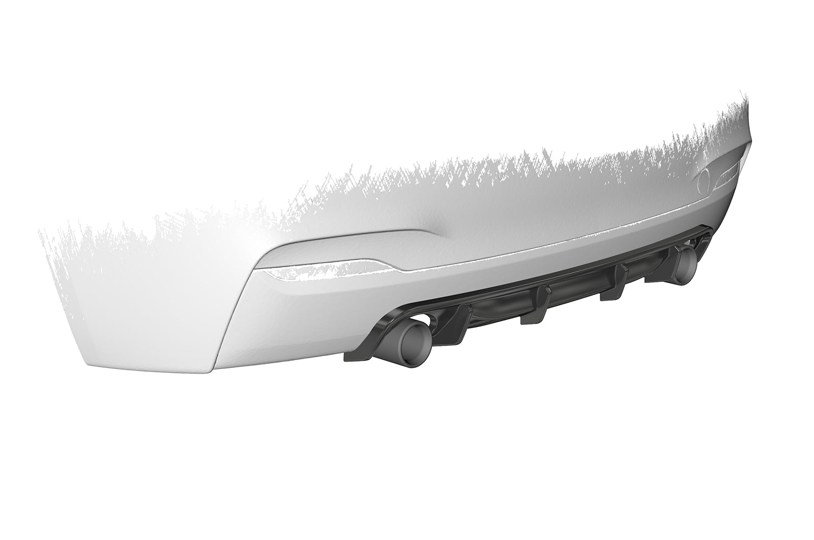 Diffusor | Heckansatz mit ABE für BMW 2er (F22 / F23) Coupe und Cabrio HA273