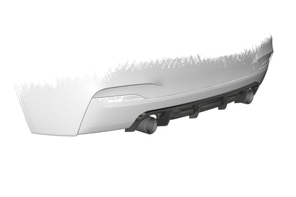 Diffusor | Heckansatz mit ABE für BMW 2er (F22 / F23) Coupe und Cabrio HA273