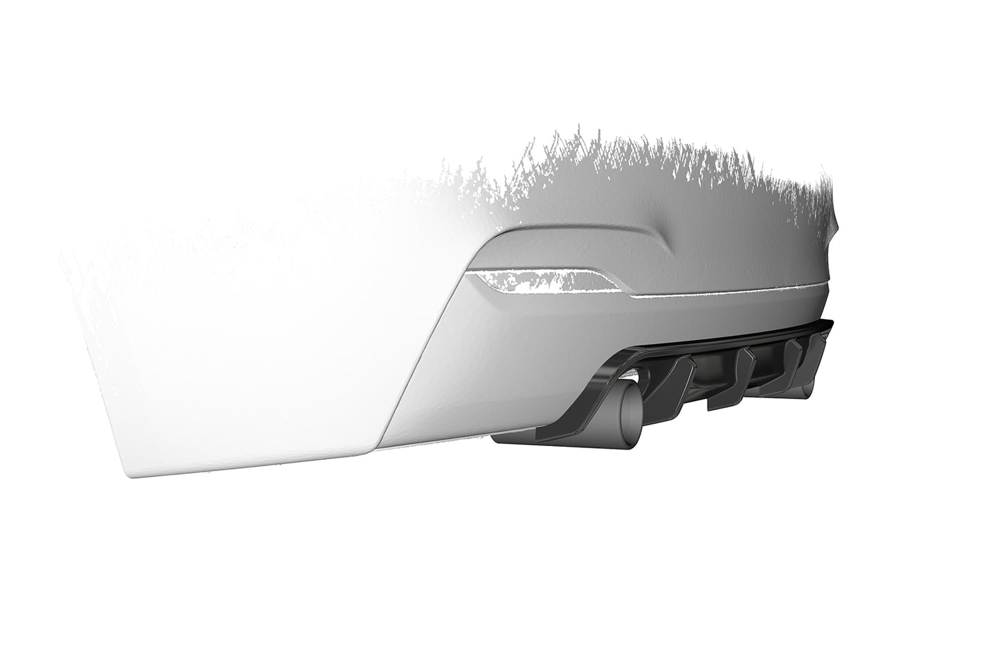 Diffusor | Heckansatz mit ABE für BMW 2er (F22 / F23) Coupe und Cabrio HA273