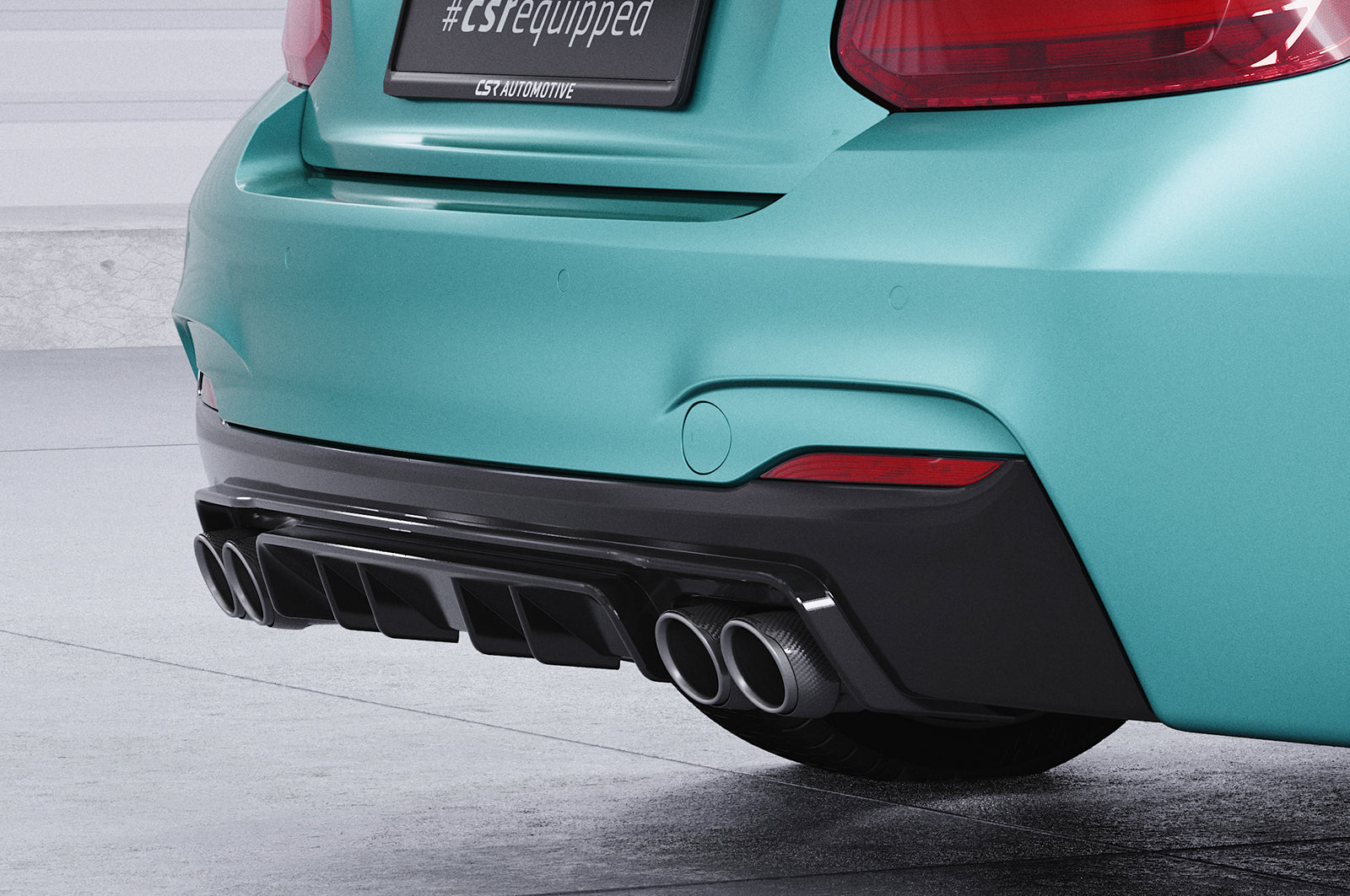 Diffusor | Heckansatz mit ABE für BMW 2er F22 / F23 M-Paket HA306