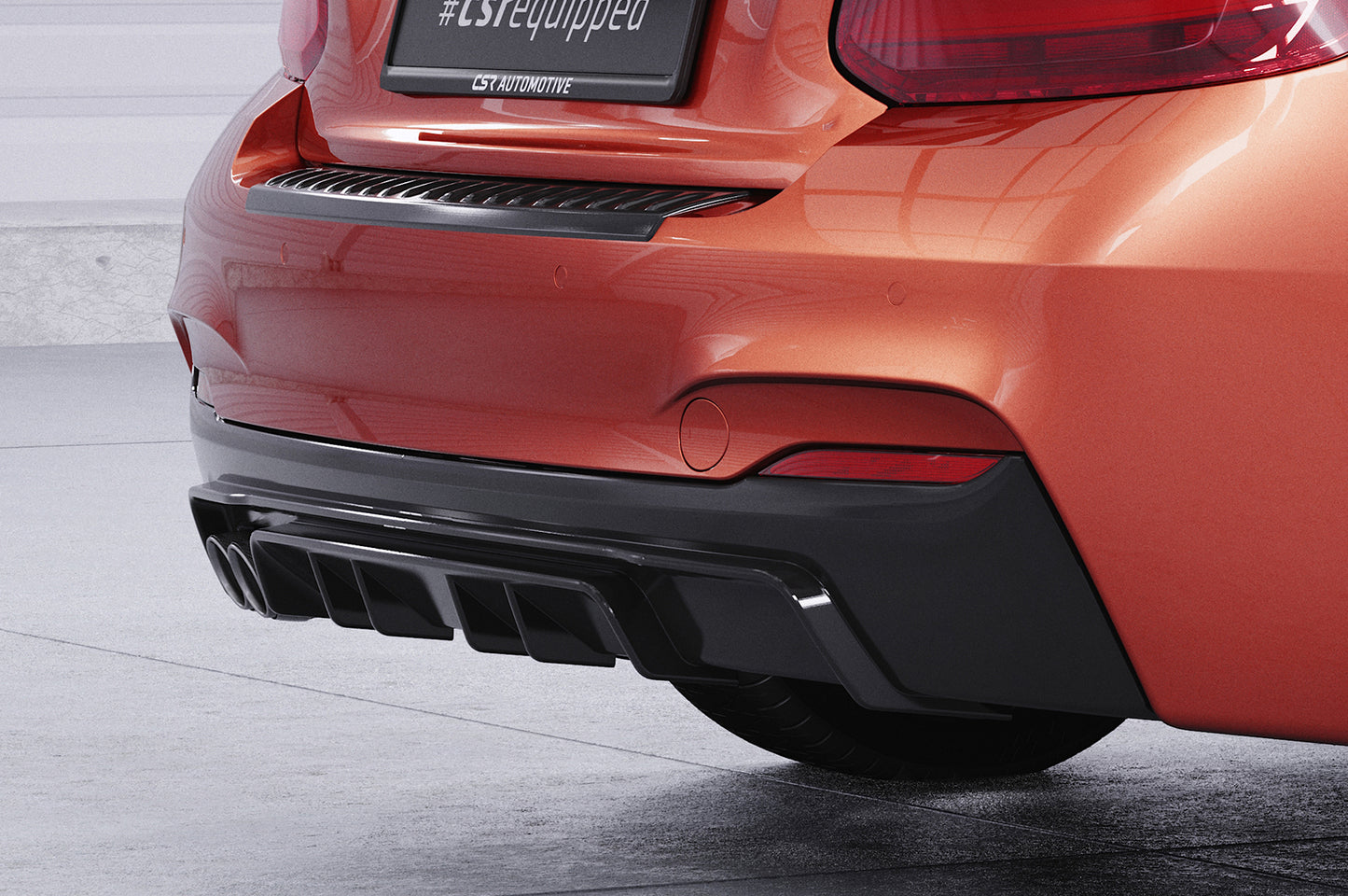 Diffusor | Heckansatz mit ABE für BMW 2er F22 / F23 M-Paket HA307