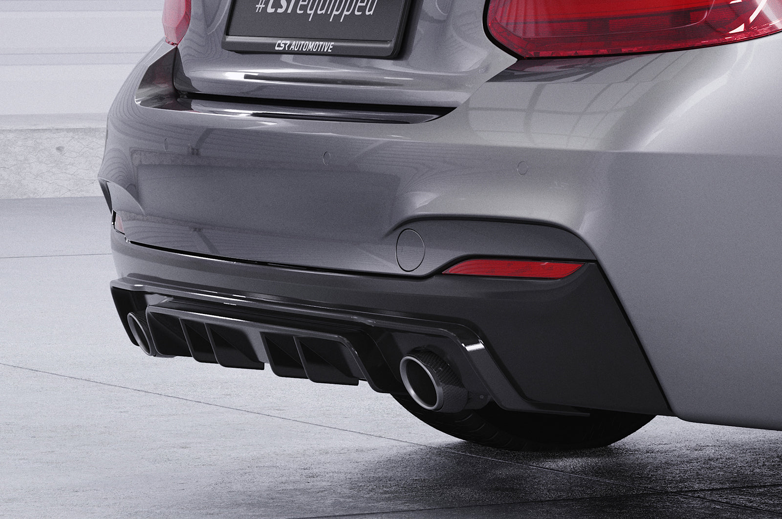 Diffusor | Heckansatz mit ABE für BMW 2er F22 / F23 M-Paket HA308