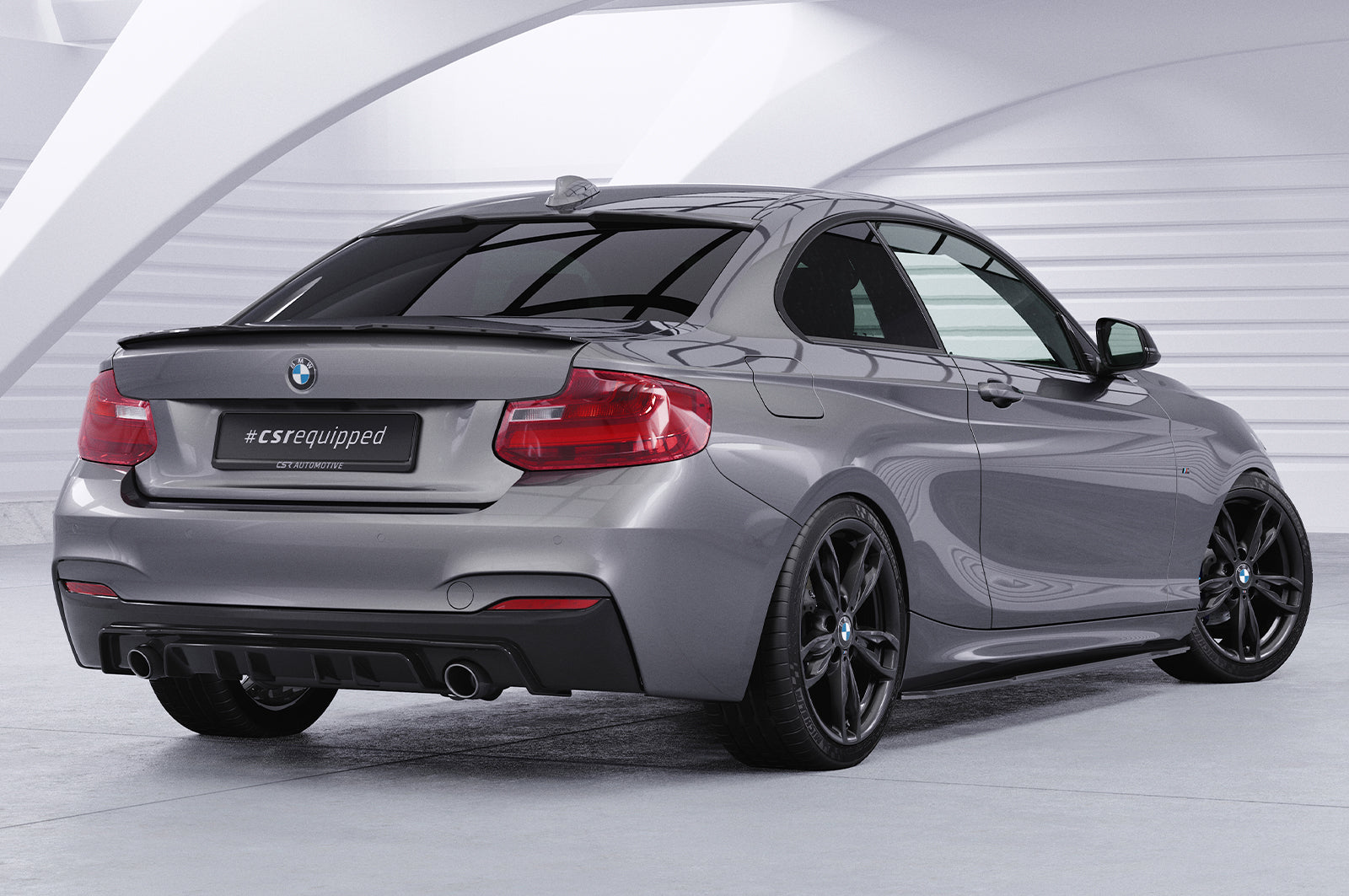 Diffusor | Heckansatz mit ABE für BMW 2er F22 / F23 M-Paket HA308