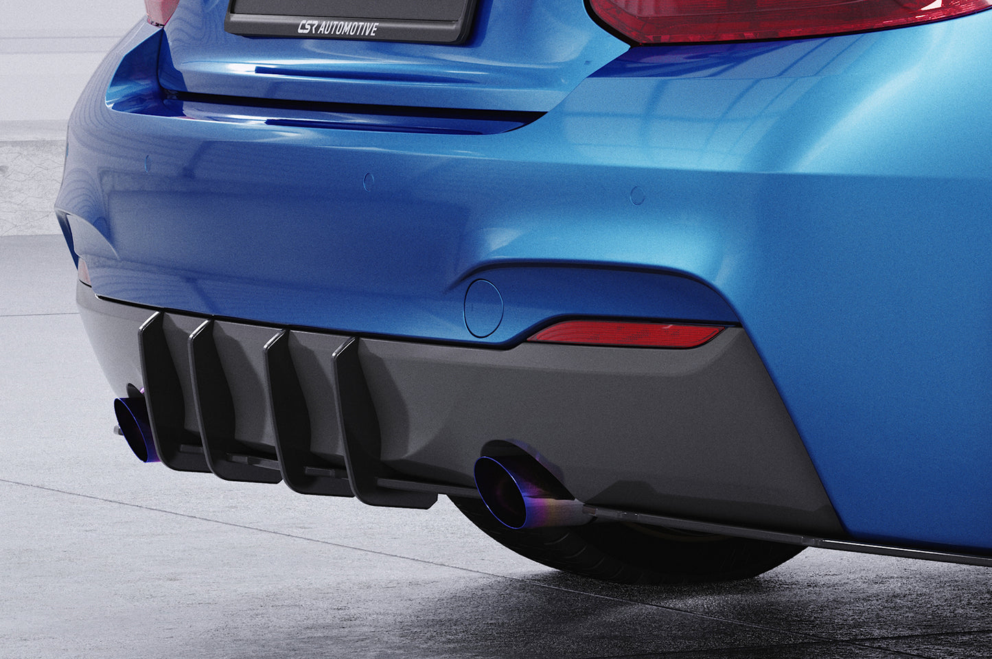 Racing Diffusor | Heckansatz für BMW 2er F22/F23 M-Paket HA320