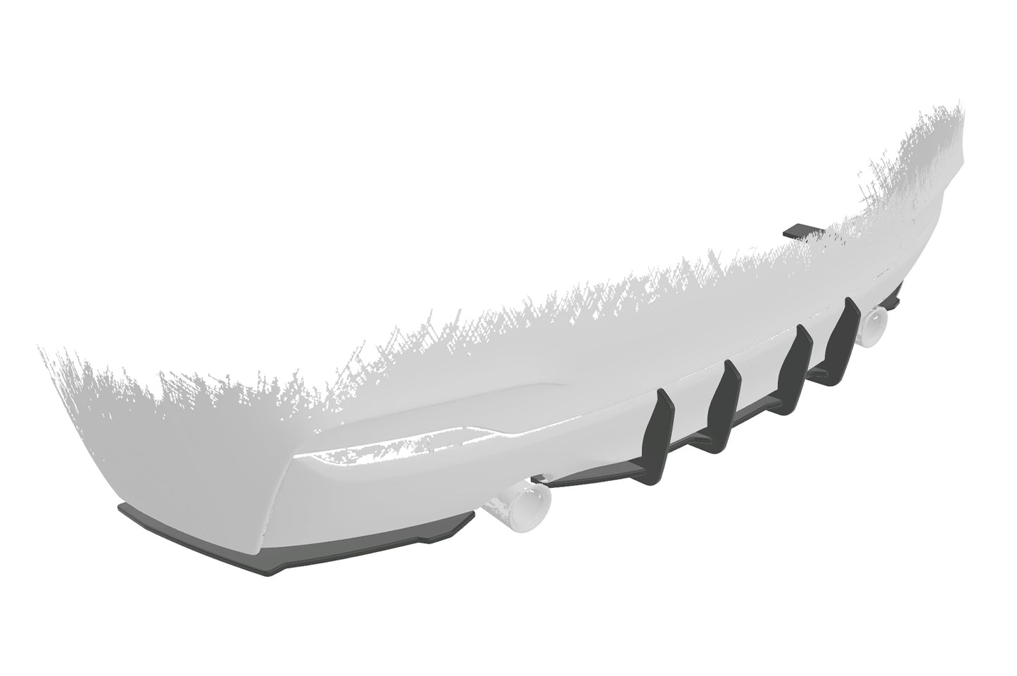 Racing Diffusor | Heckansatz für BMW 2er F22/F23 M-Paket HA320