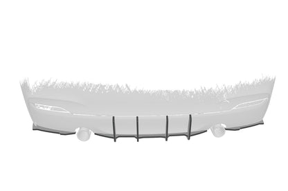 Racing Diffusor | Heckansatz für BMW 2er F22/F23 M-Paket HA320