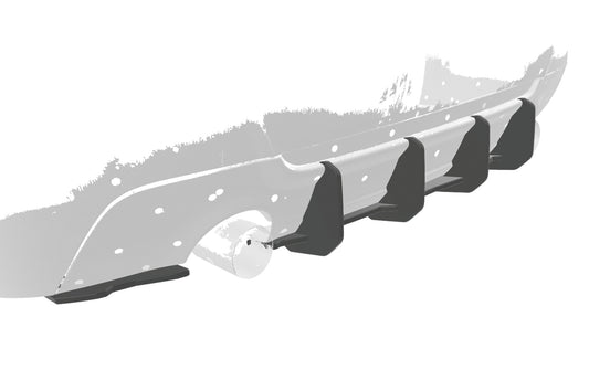 Racing Diffusor | Heckansatz für BMW 3er E92/E93 M-Paket HA368