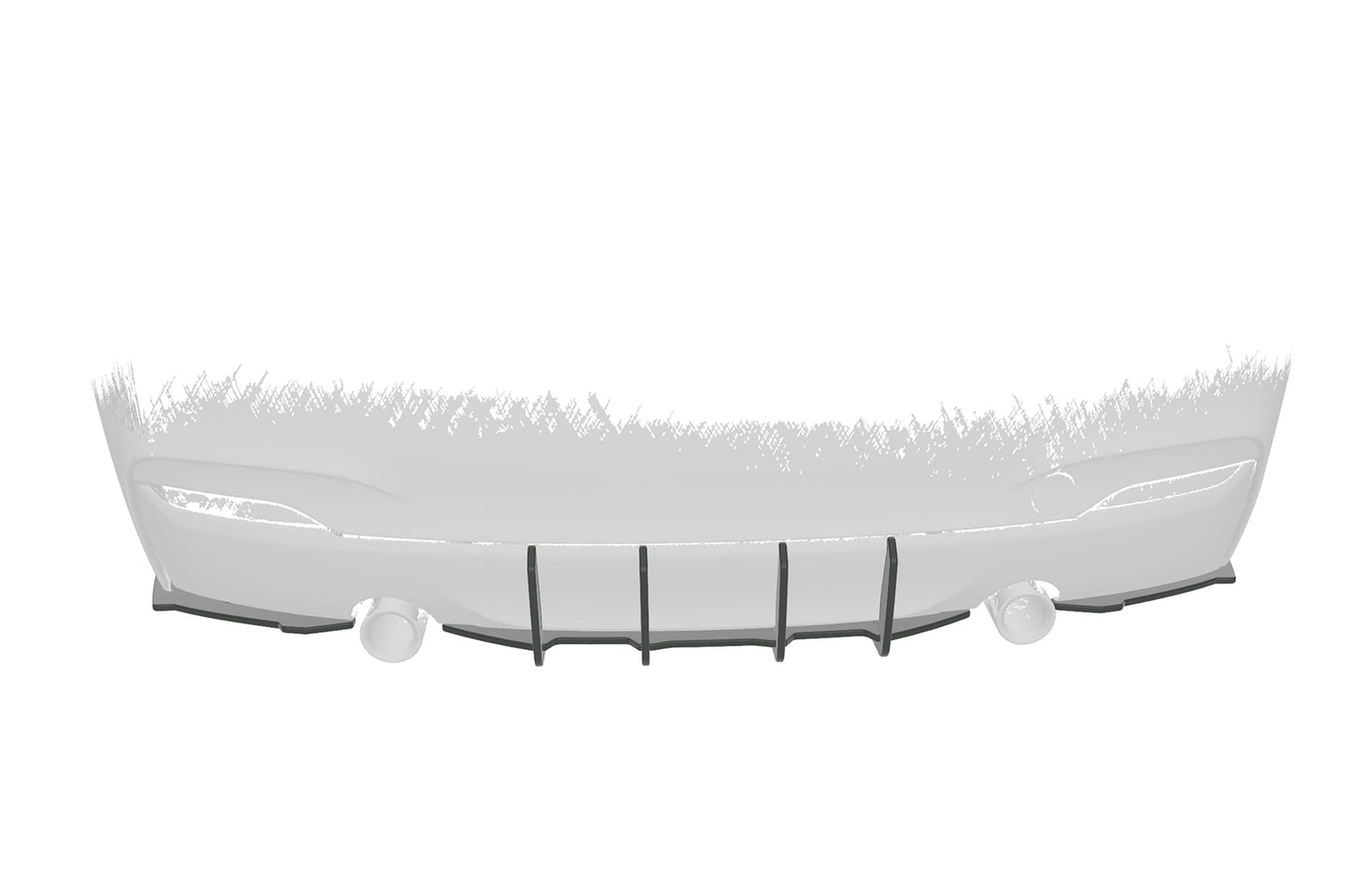 Racing Diffusor | Heckansatz für BMW 2er F22/F23 M-Paket HA371