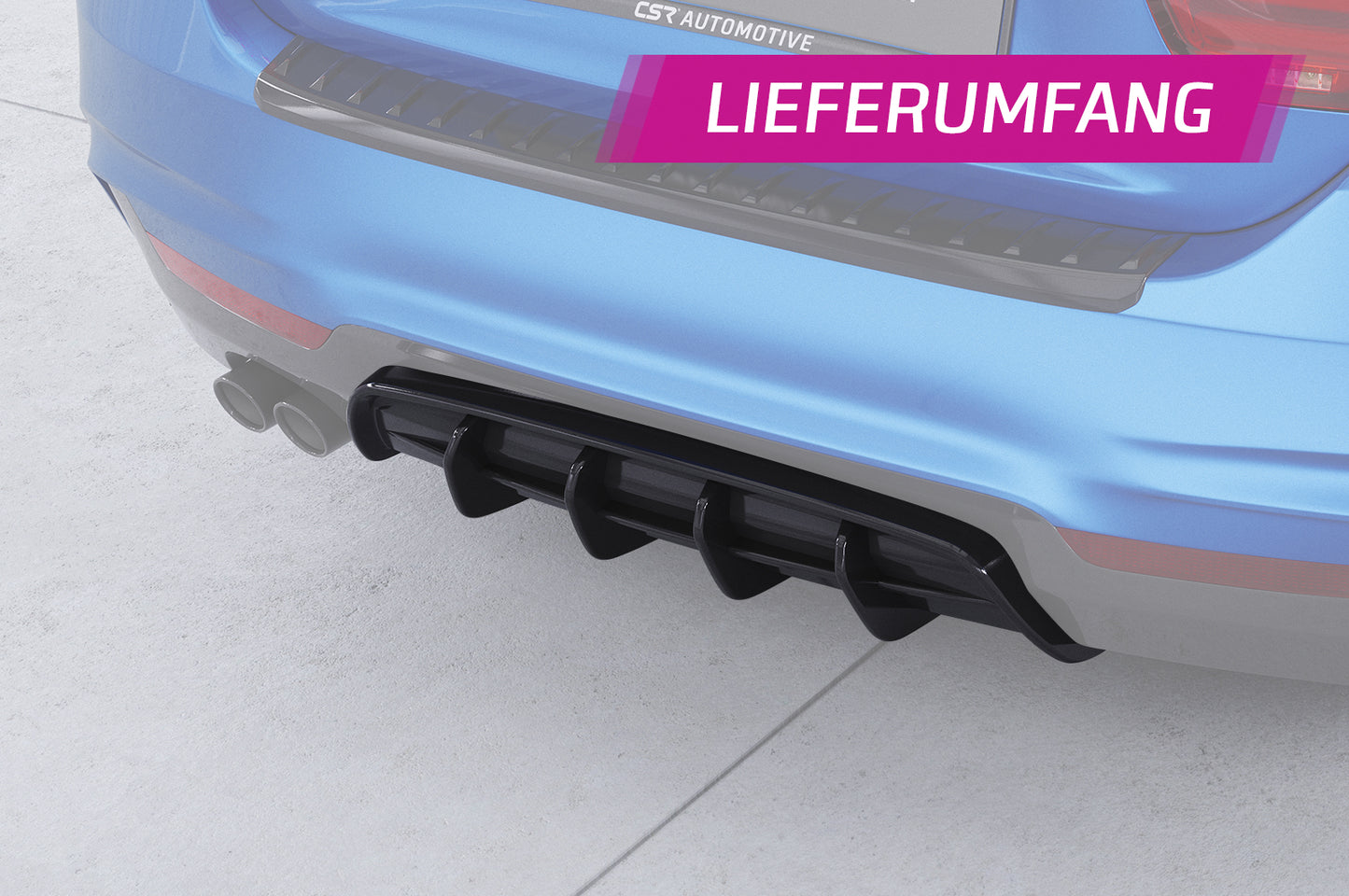 Diffusor | Heckansatz mit ABE für BMW 4er F32 / F33 / F36 HA428