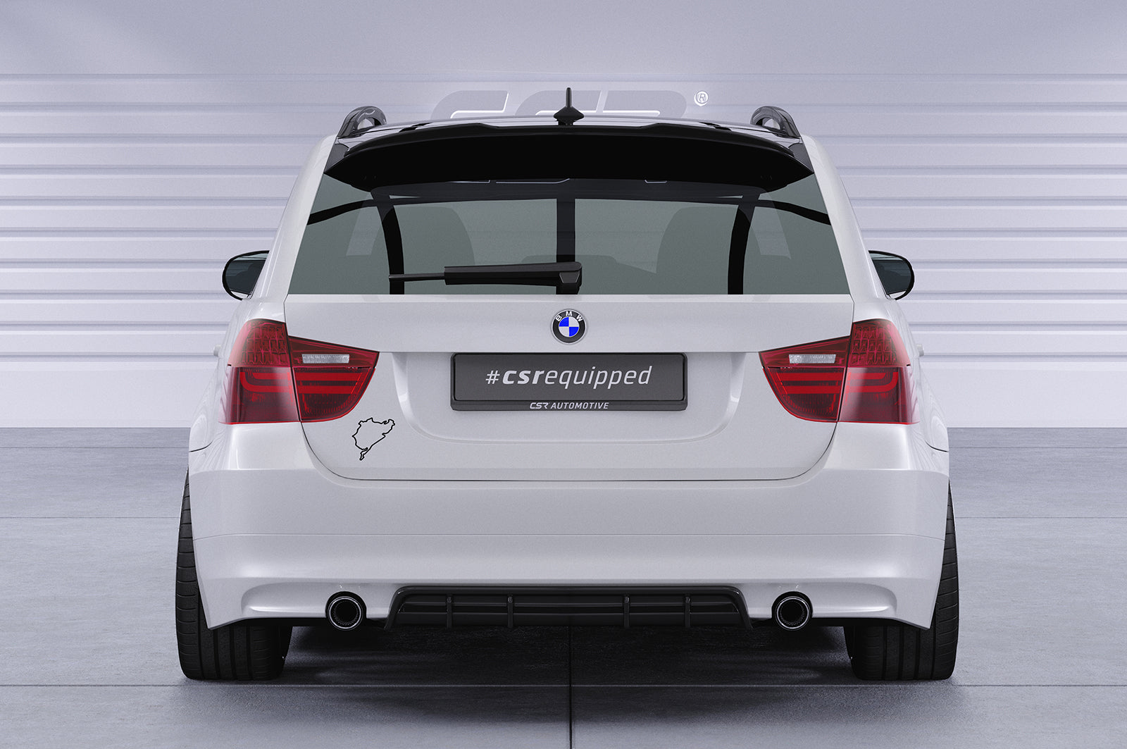 Diffusor | Heckansatz mit ABE für BMW 3er E90 / E91 HA435