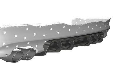 Diffusor | Heckansatz mit ABE für BMW 3er E90 / E91 HA435