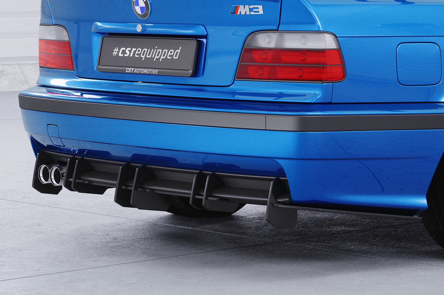 Racing Diffusor | Heckansatz für BMW 3er E36 M-Paket HA438