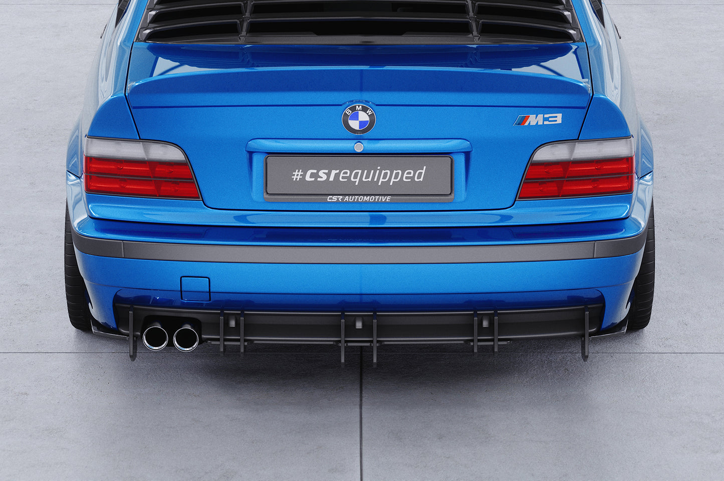 Racing Diffusor | Heckansatz für BMW 3er E36 M-Paket HA438