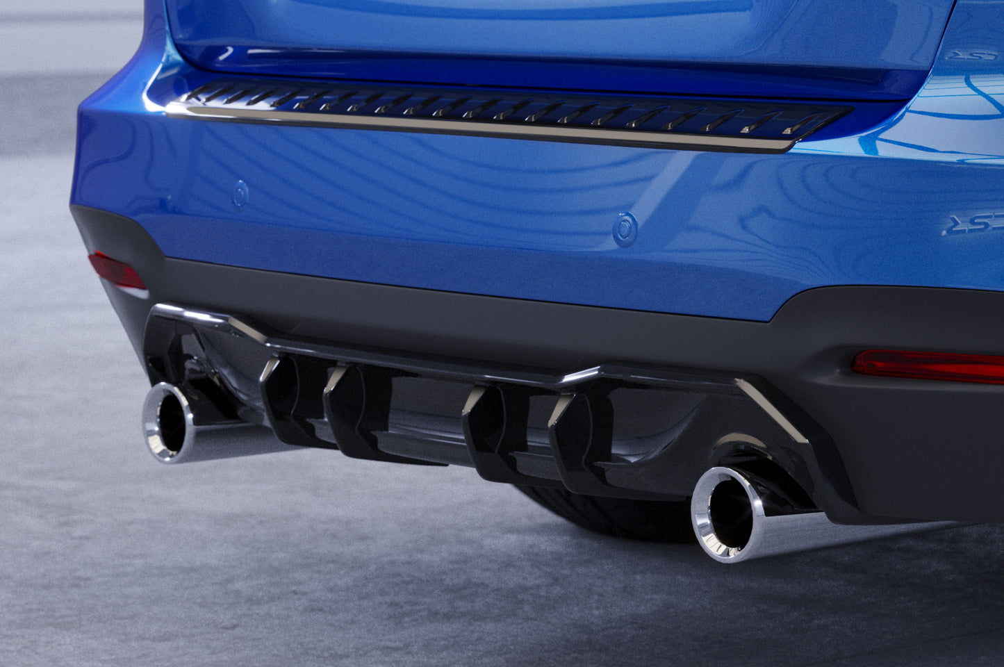 Diffusor | Heckansatz mit ABE für BMW 3er F34 HA444