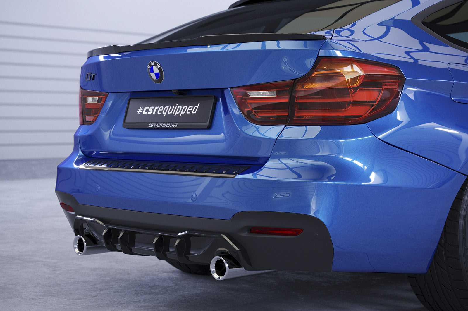 Diffusor | Heckansatz mit ABE für BMW 3er F34 HA444